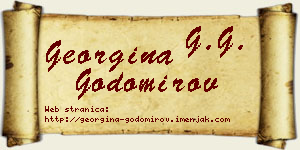 Georgina Godomirov vizit kartica